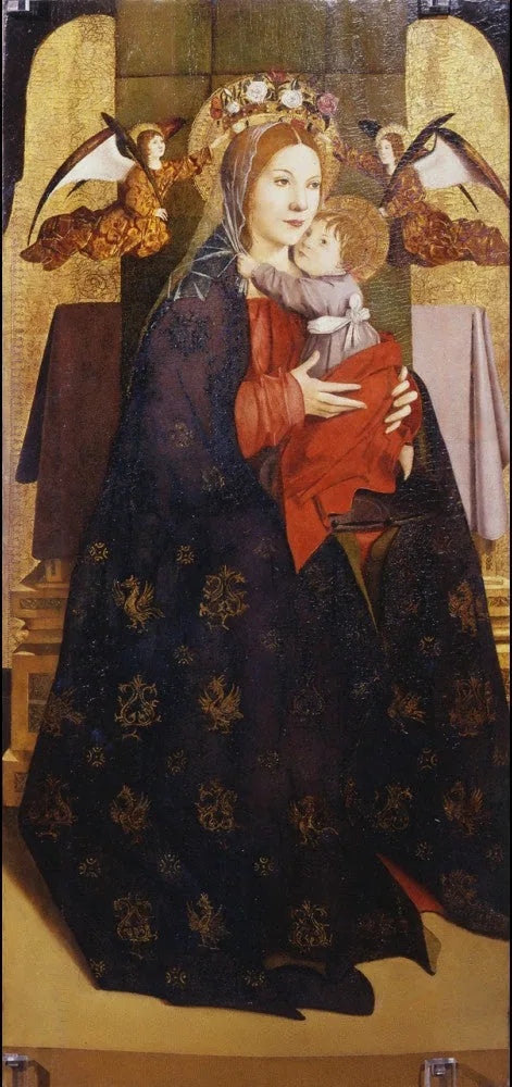 La Vierge des Offices - Antonello de Messine image 1 reproduction artisanale de tableau