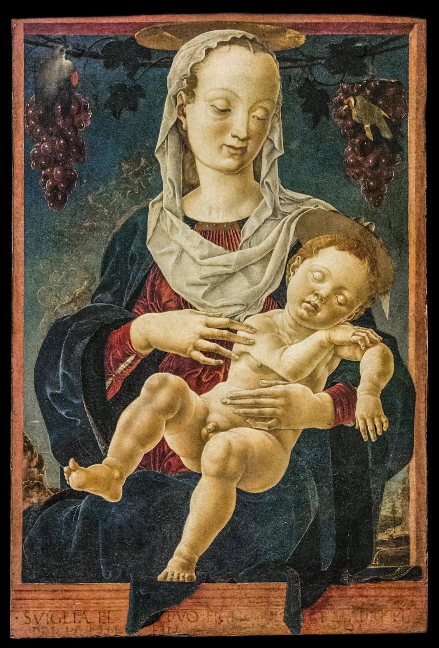 La Vierge du Zodiaque - Cosmè Tura image 1 reproduction de peinture à l’huile
