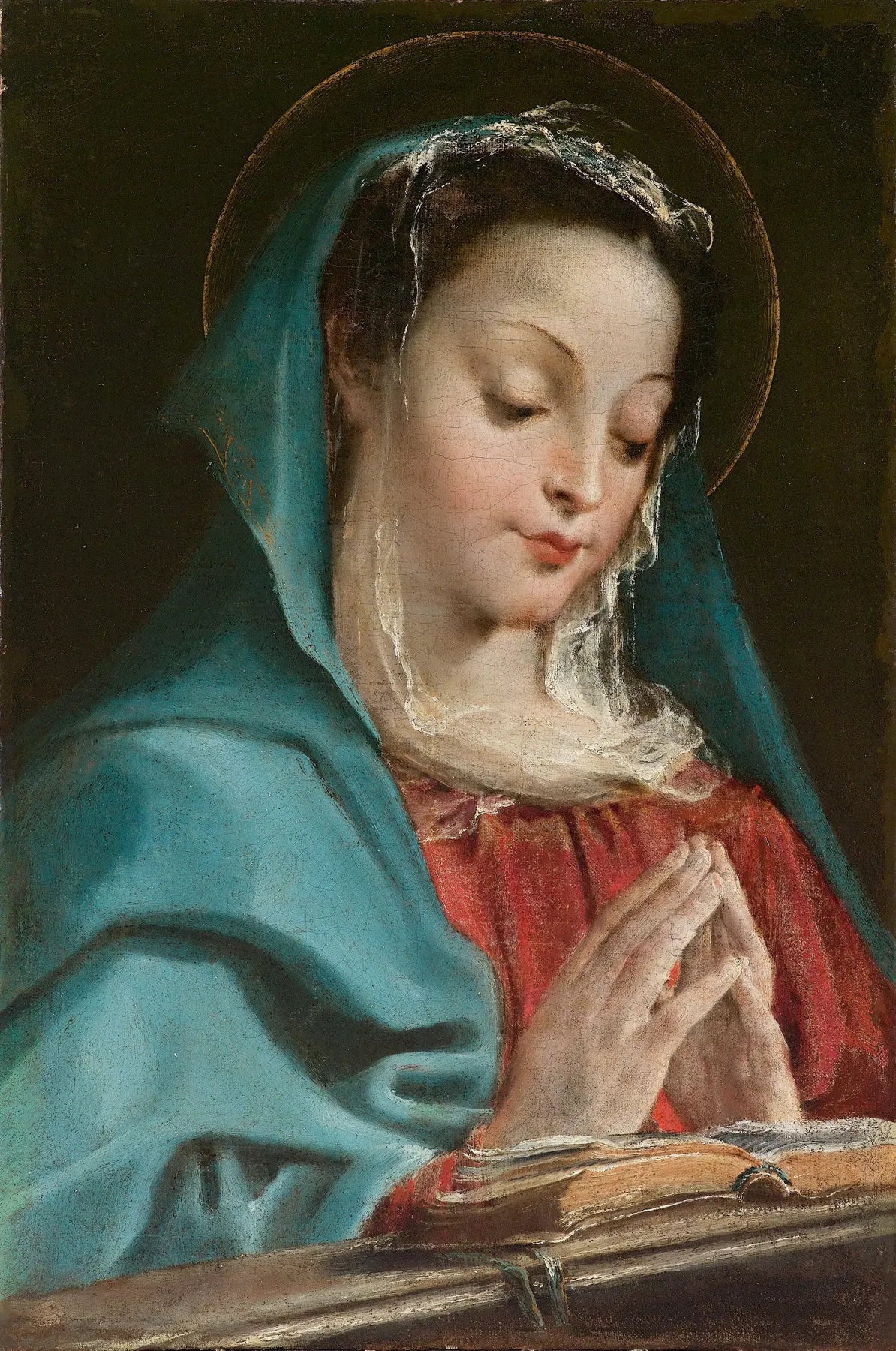 La Vierge en prière - Annibale Carracci image 1 reproduction d’œuvre d’art à l’huile
