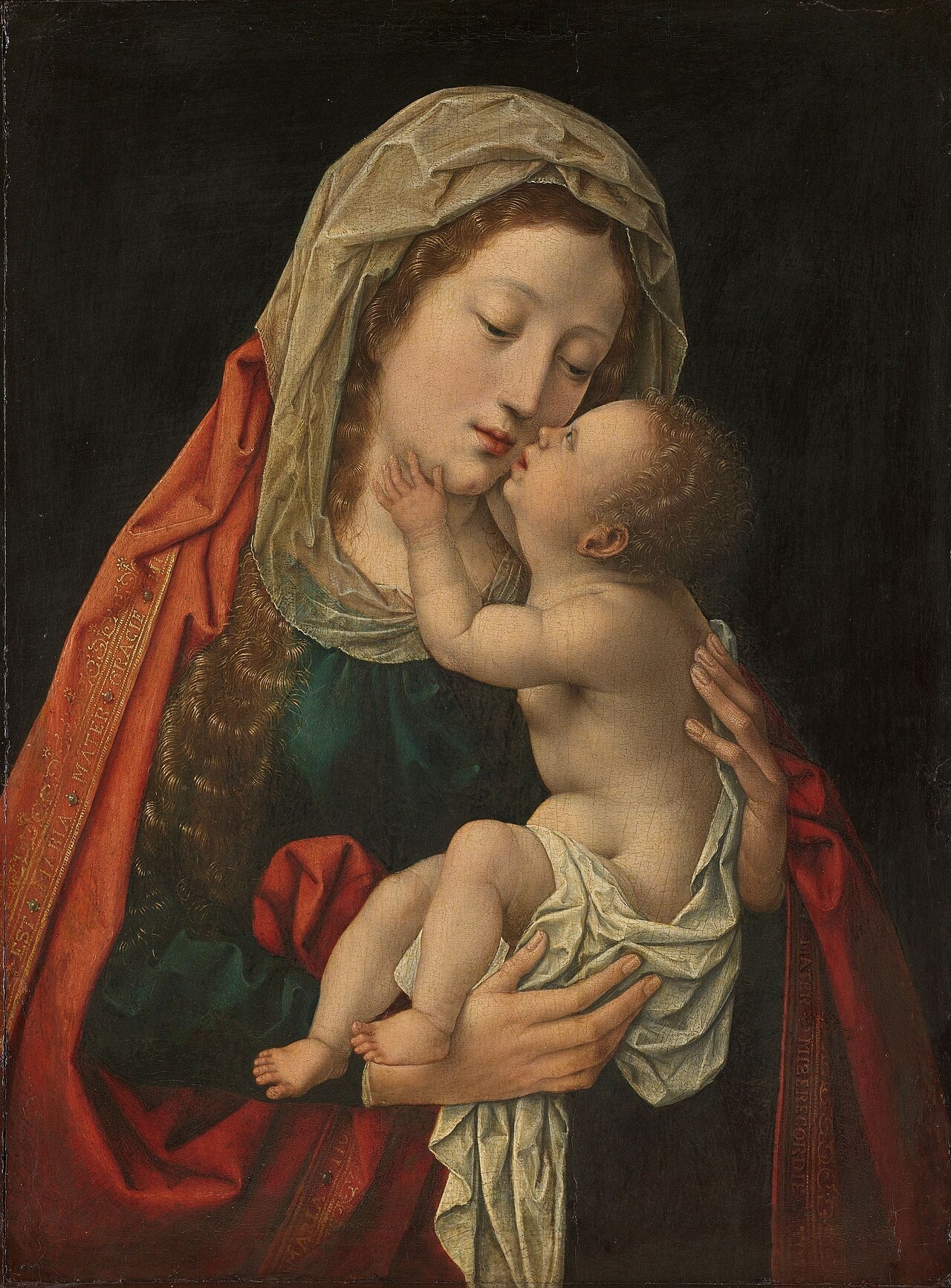 La Vierge et l'Enfant - Bernard van Orley image 1 reproduction de peinture à l’huile