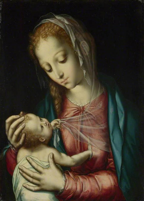 La Vierge et l'Enfant - Luis de Morales image 1 copie peinte à la main à l’huile
