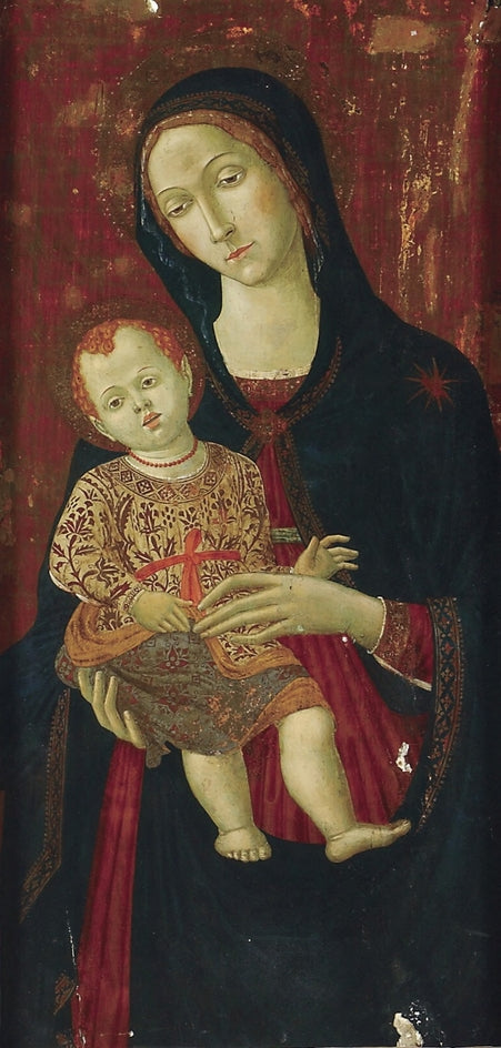 La Vierge et l'Enfant - Matteo di Giovanni image 1 tableau peint à l’huile sur toile