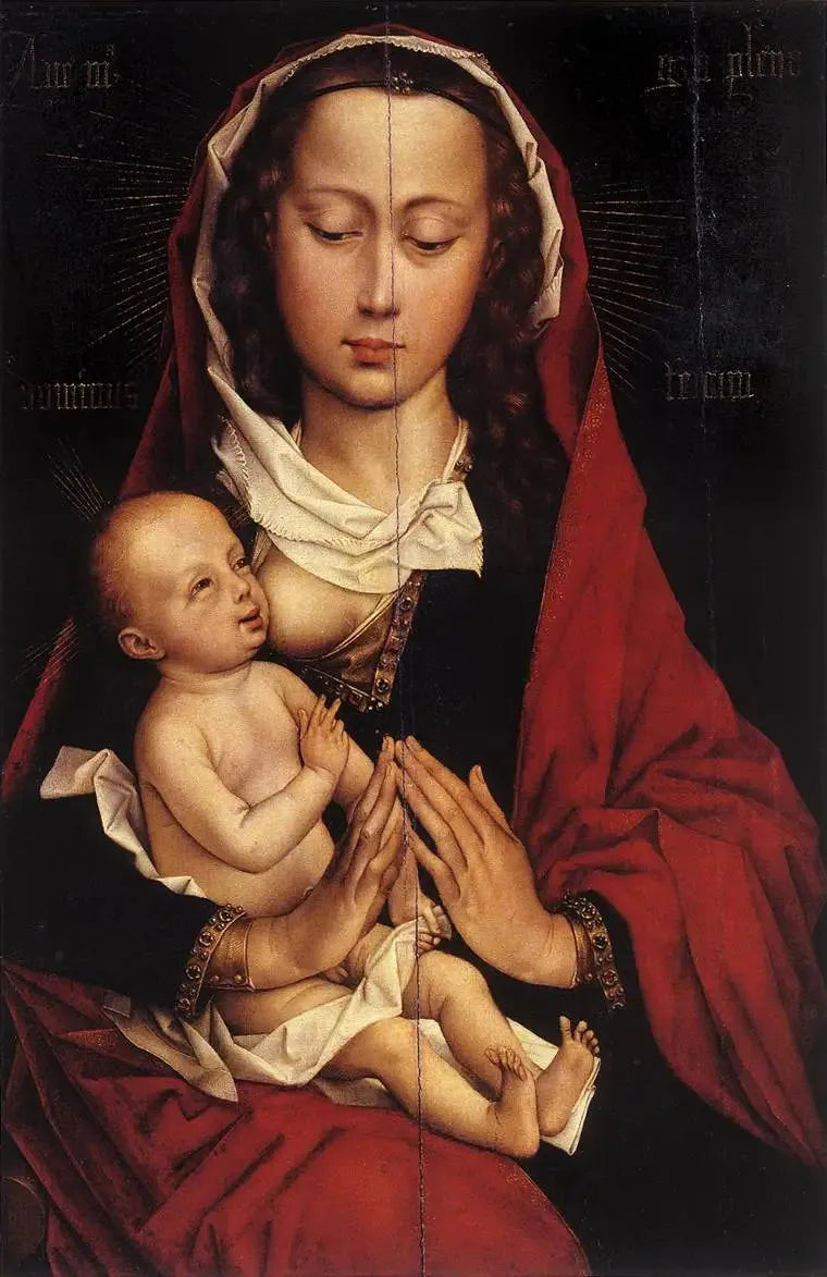 La Vierge et l'Enfant - Rogier van der Weyden image 1 copie de tableau peinte à la main