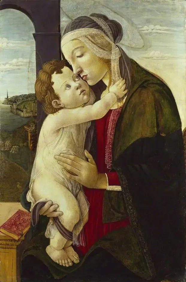 La Vierge et l'Enfant - Sandro Botticelli image 1 tableau peint à l’huile sur toile