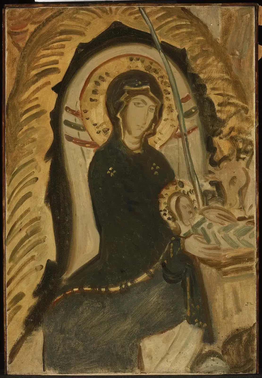 La Vierge - John Singer Sargent image 1 reproduction de peinture à l’huile