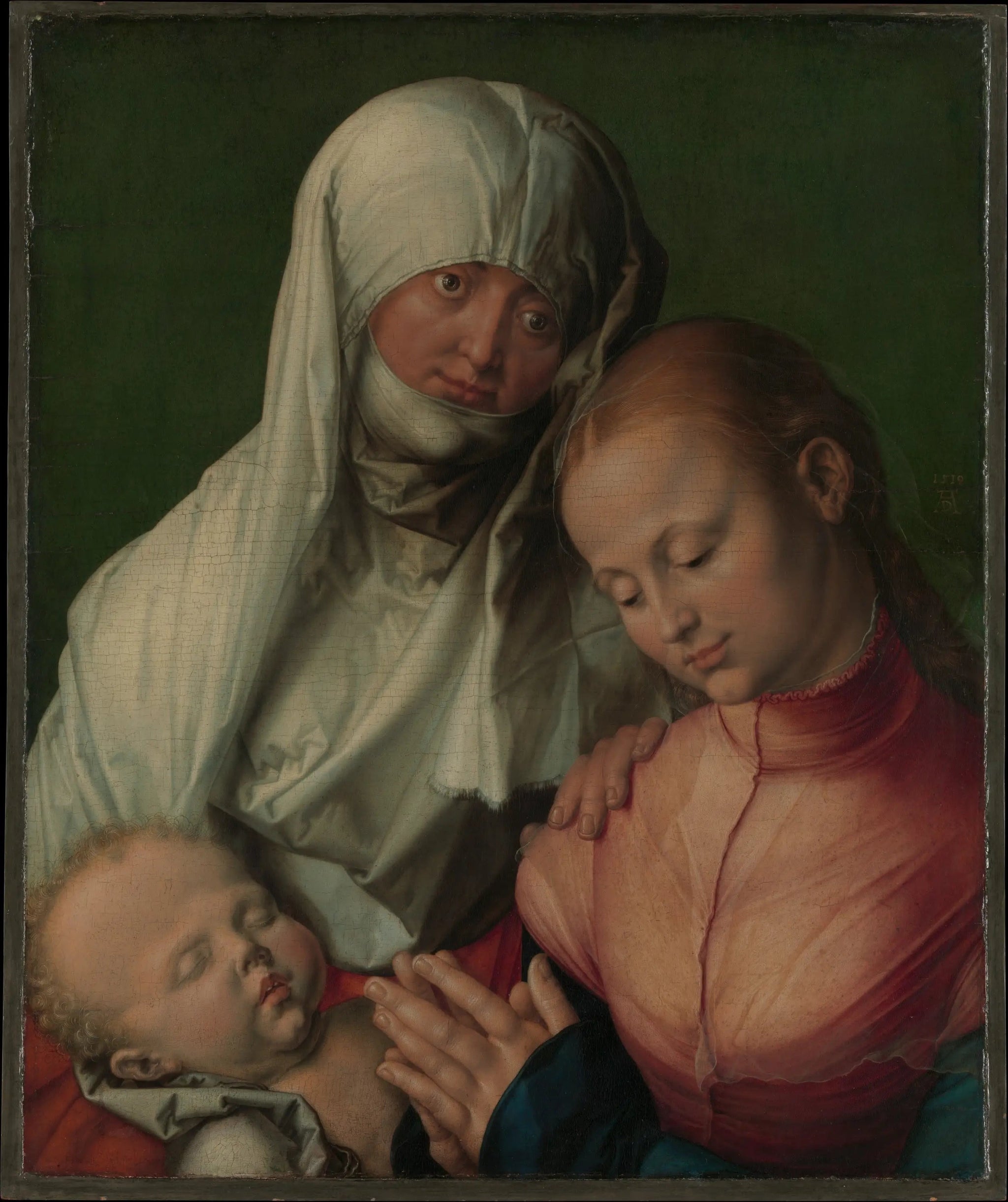 La Vierge, l'Enfant Jésus et Sainte Anne - Albrecht Dürer image 1 tableau peint à l’huile sur toile