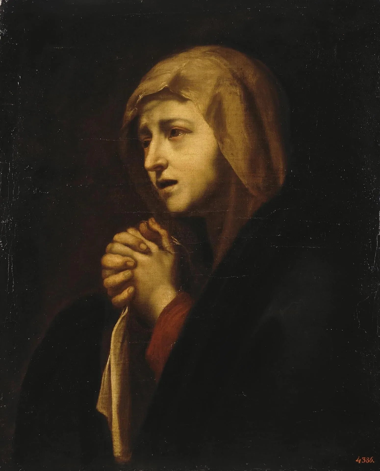 La Vierge Marie en deuil - Jusepe de Ribera image 1 copie peinte à la main à l’huile