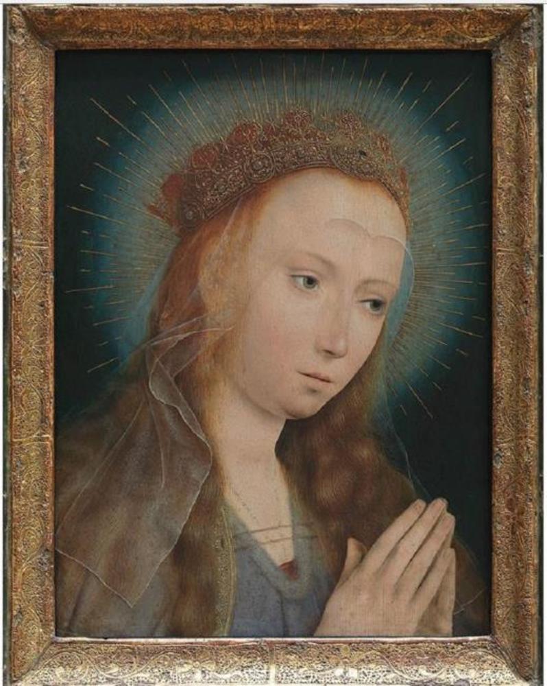 La Vierge Marie en prière - Quentin Metsys image 1 copie peinte à la main à l’huile