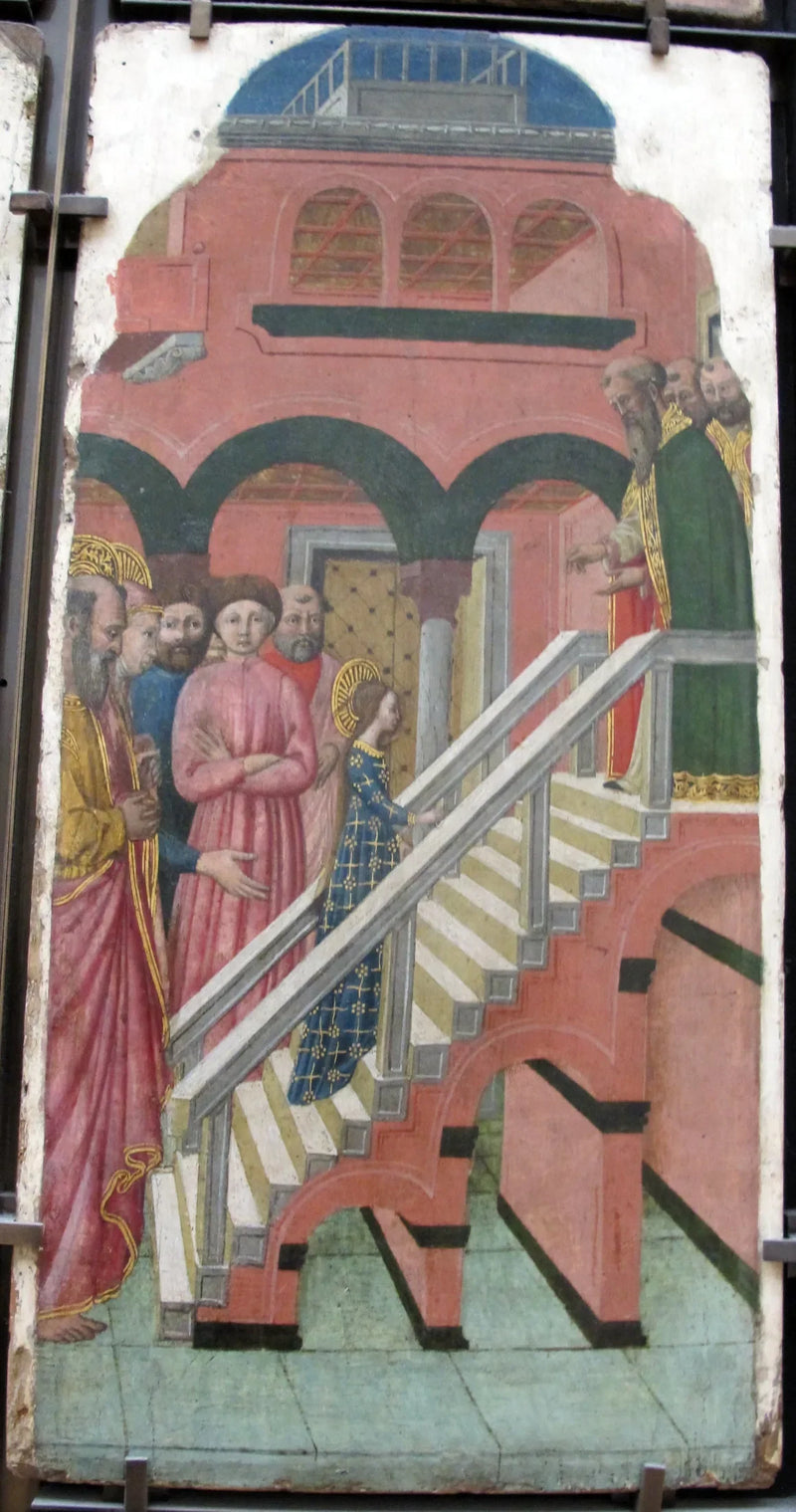 La Vierge montant les degrés du Temple - Giovanni Francesco da Rimini
