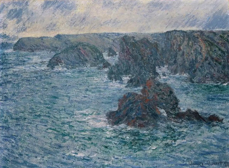 La ville de Belle-Île - Claude Monet