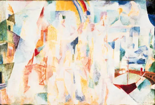 La Ville de Paris - Robert Delaunay image 1 reproduction d’œuvre d’art à l’huile