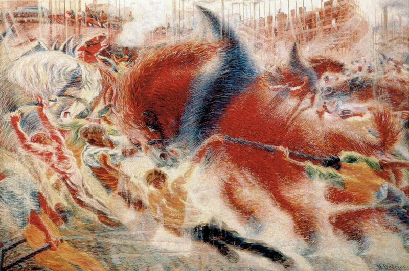 La ville se lève - Umberto Boccioni