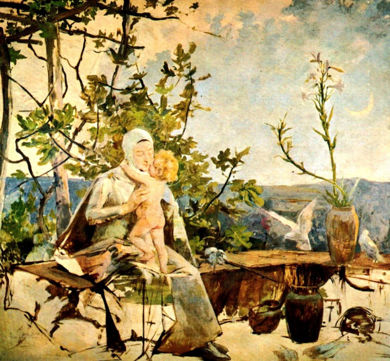 La virgen de las palomas - Arturo Michelena