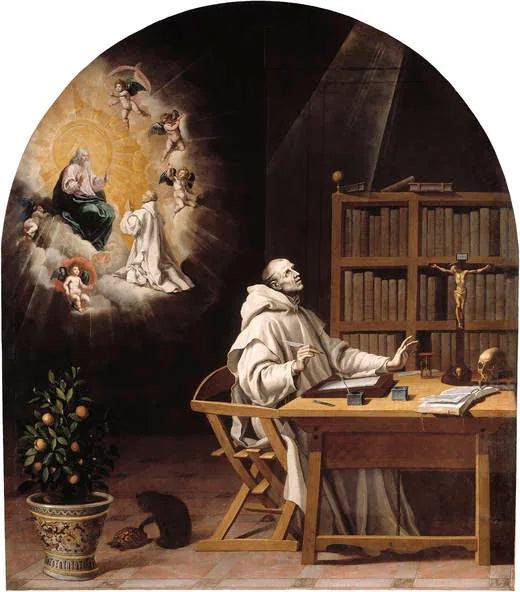 La vision de Dionisio Rickel Le Chartreux - Vincenzo Carducci image 1 copie peinte à la main à l’huile