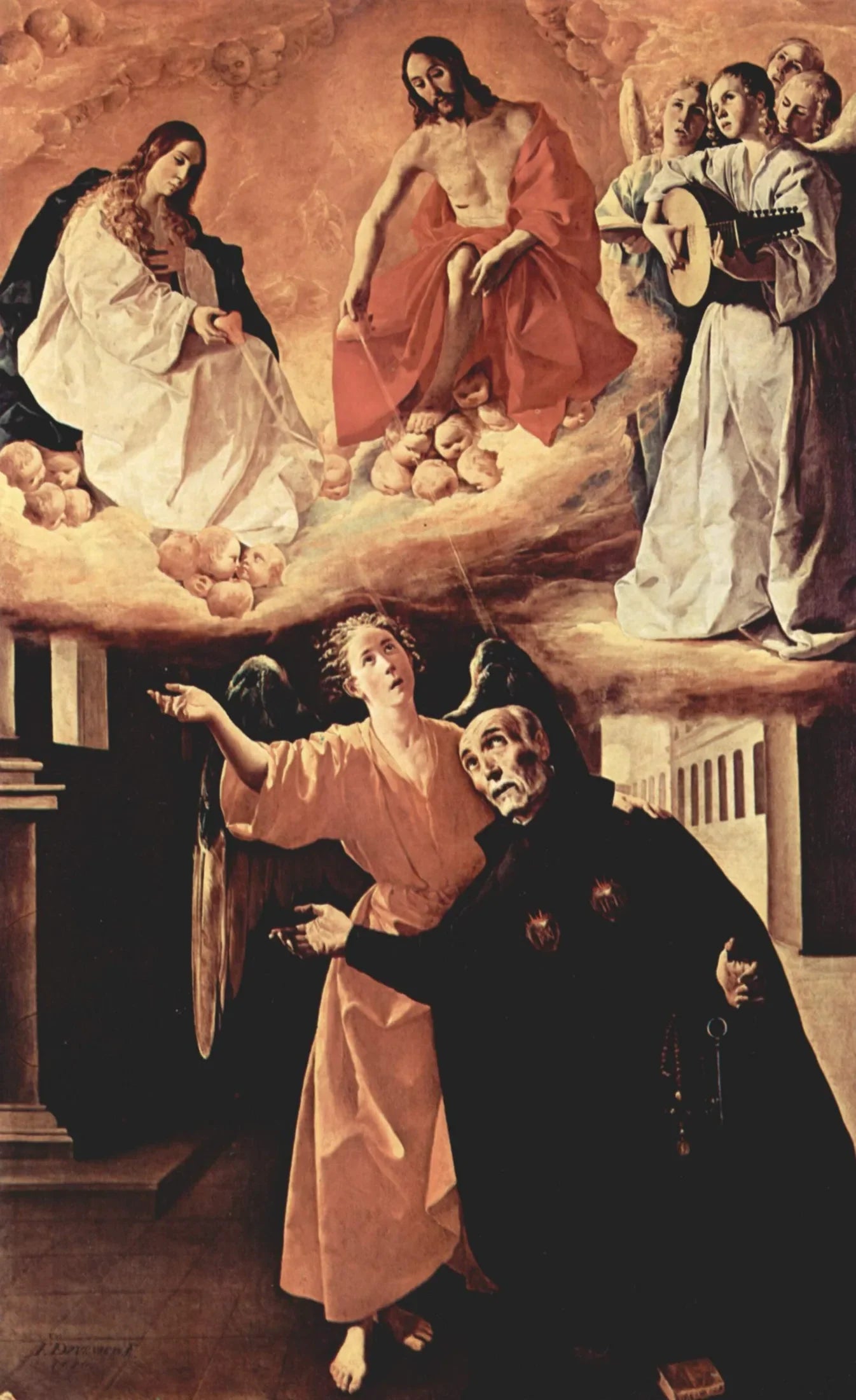 La Vision de Saint Alonso Rodriguez - Francisco de Zurbarán image 1 reproduction réalisée par Alpha Reproduction