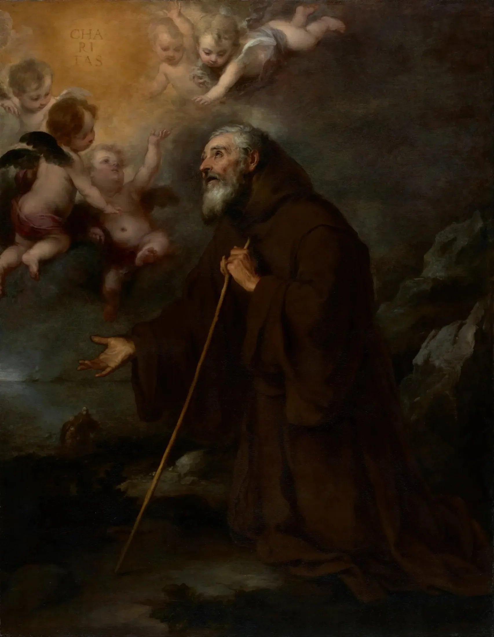 La vision de saint François de Paule - Bartolomé Esteban Murillo image 1 reproduction réalisée par Alpha Reproduction