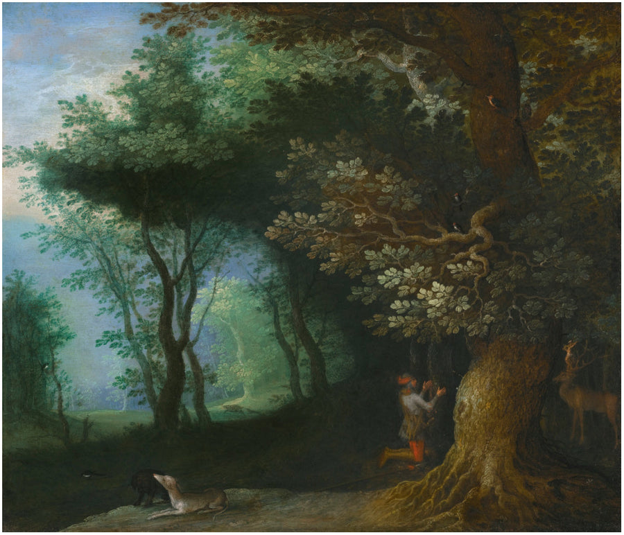 La vision de saint Hubert - Jan Brueghel l'Ancien