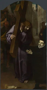 La vision du père Simón - Francisco Ribalta image 1 reproduction d’œuvre d’art à l’huile