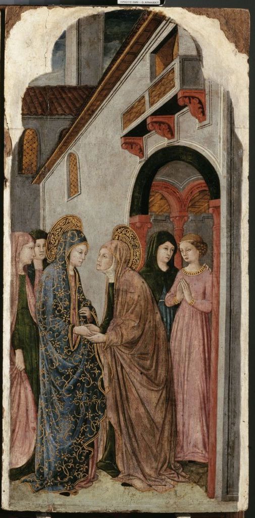La Visitation - Giovanni Francesco da Rimini image 1 reproduction artisanale de tableau