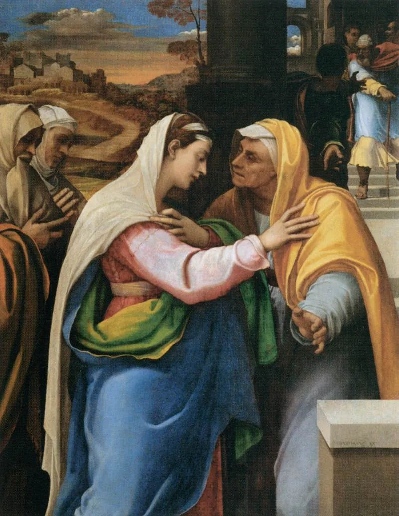 La Visitation - Sebastiano del Piombo image 1 reproduction artisanale de tableau