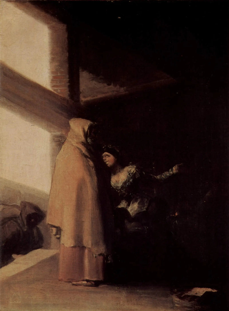 La visite du frère - Francisco de Goya