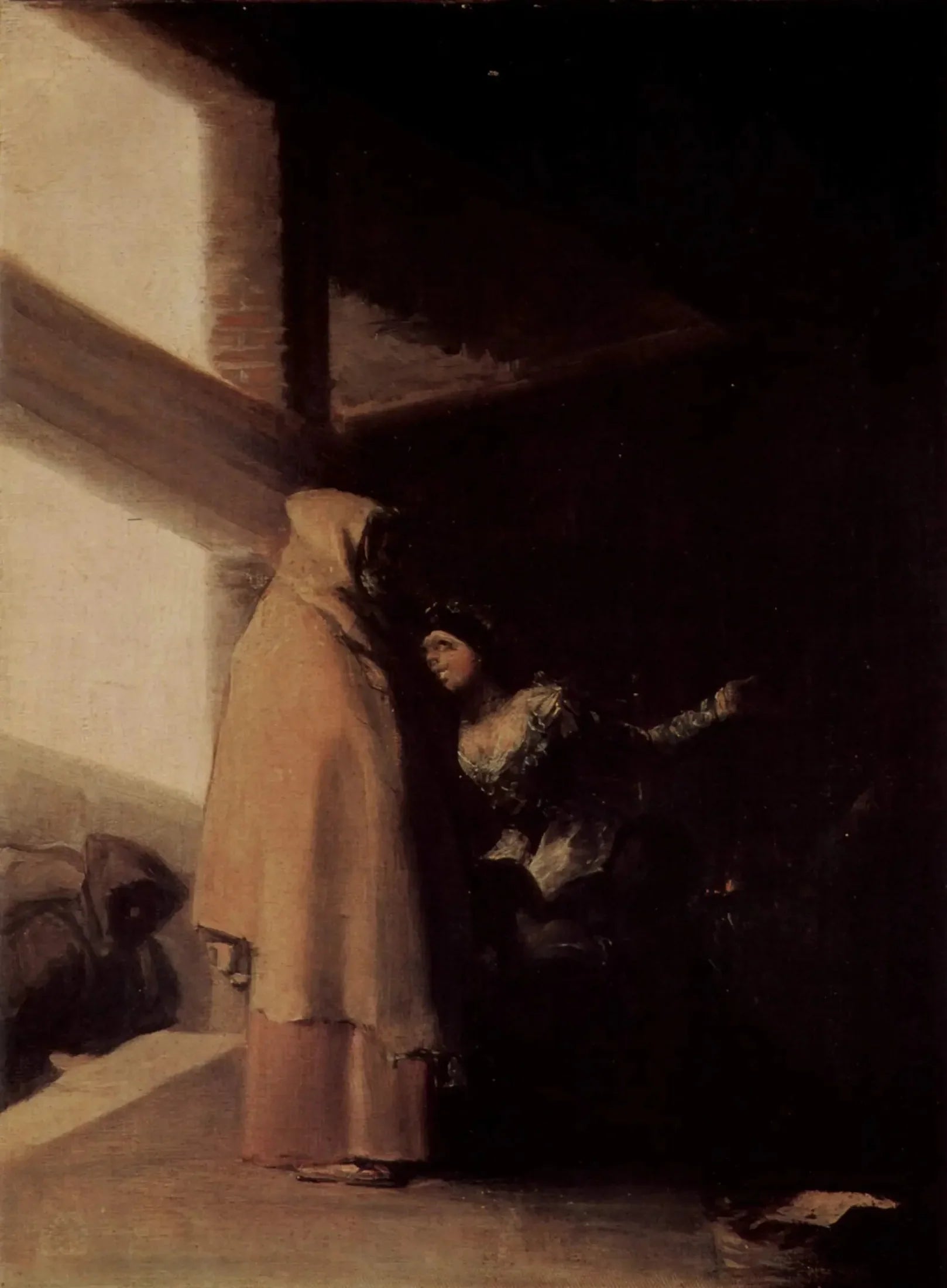 La visite du frère - Francisco de Goya image 1 tableau peint à l’huile sur toile