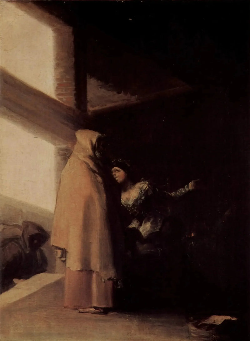 La visite du frère - Francisco de Goya