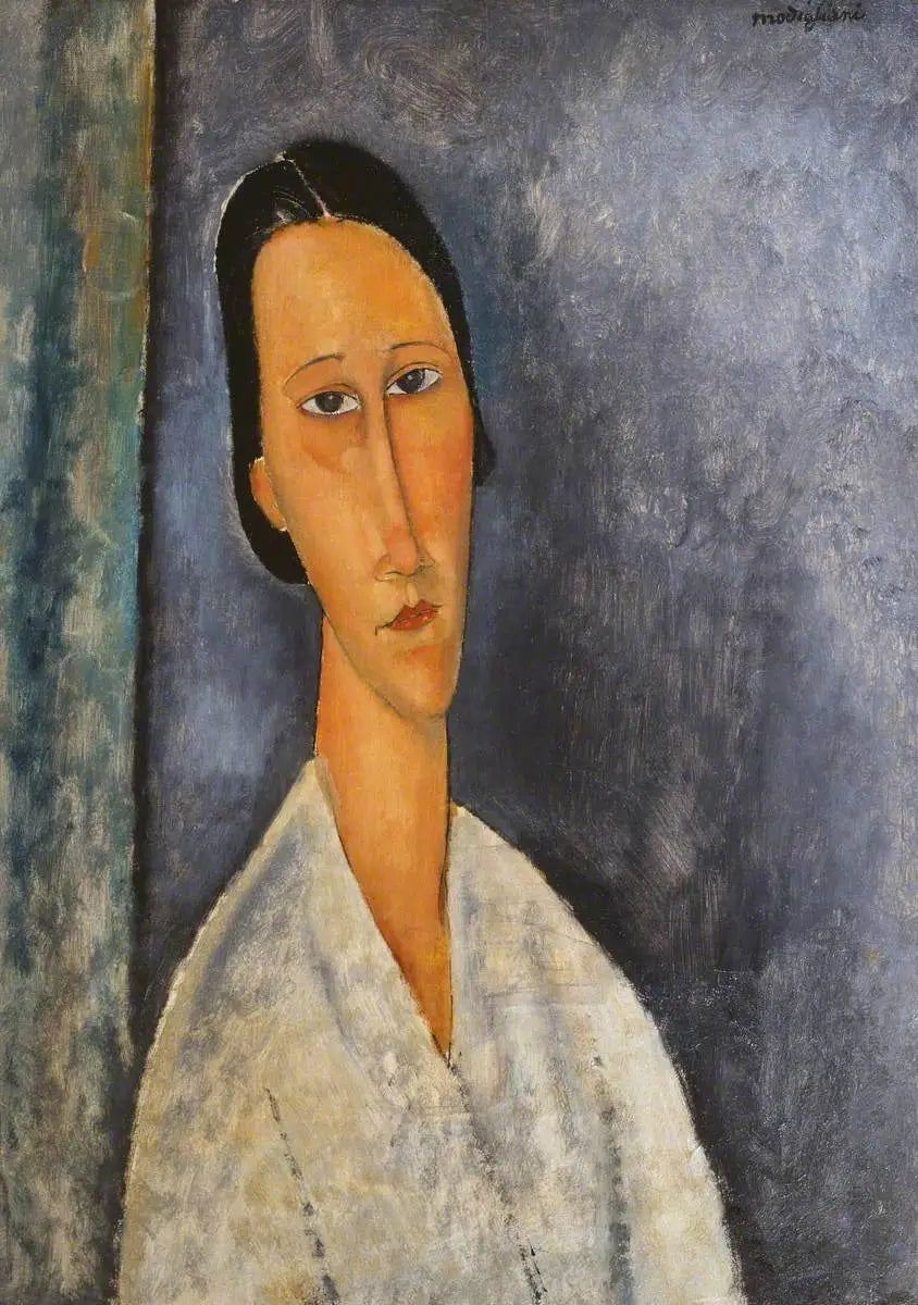 La Zborowska en buste - Amedeo Modigliani image 1 reproduction d’œuvre d’art à l’huile