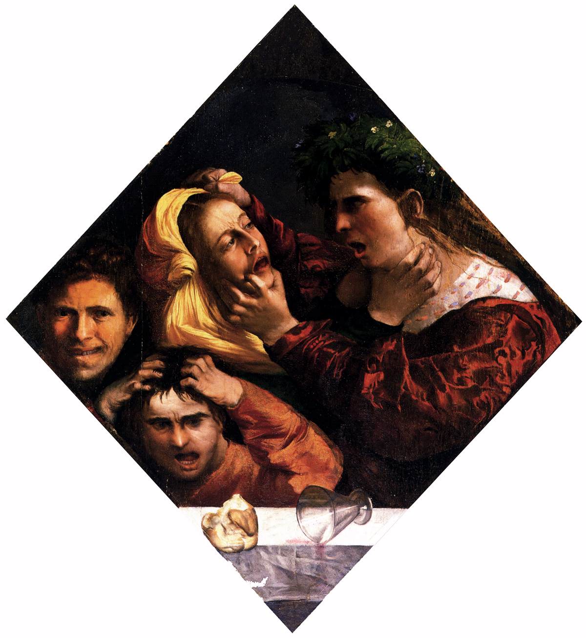 La zuffa - Dosso Dossi image 1 reproduction d’œuvre d’art à l’huile