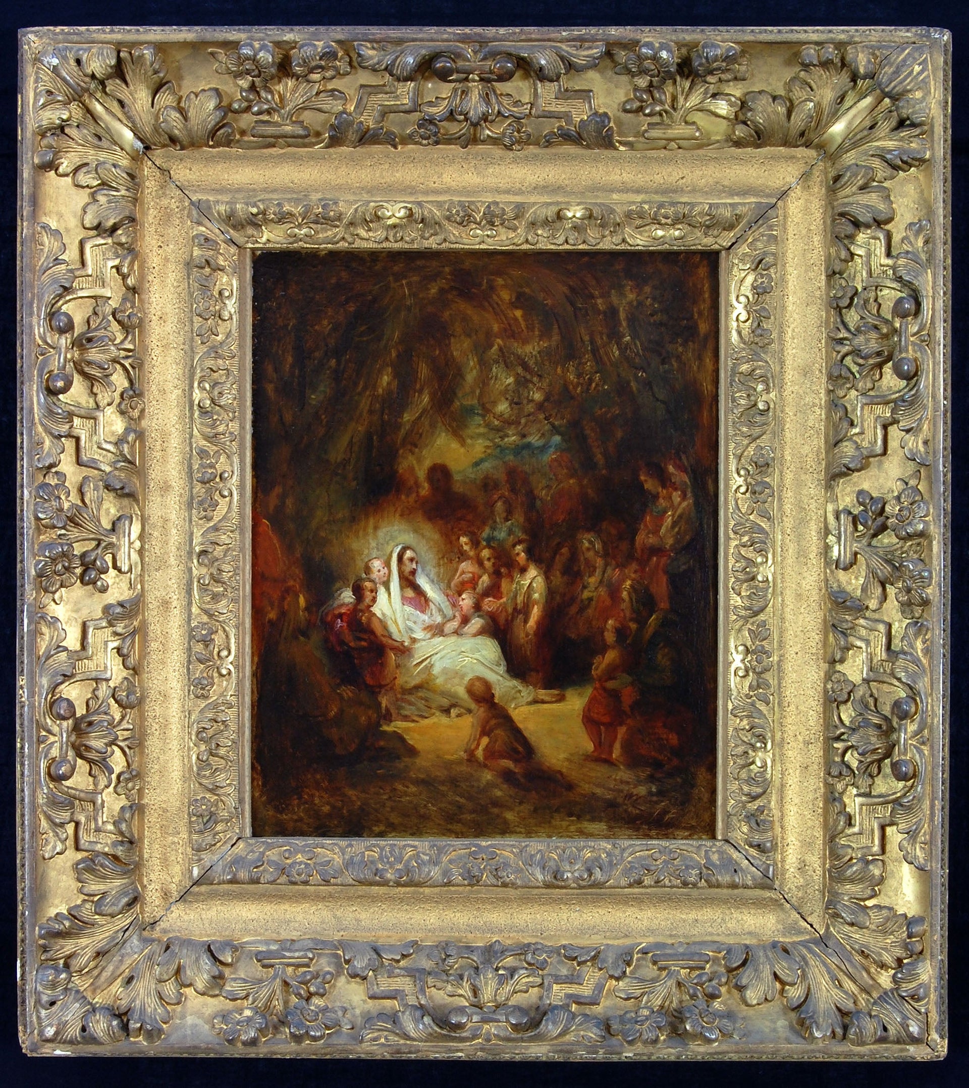 Laat de kinderkens tot Mij komen - Ary Scheffer image 1 reproduction artisanale de tableau