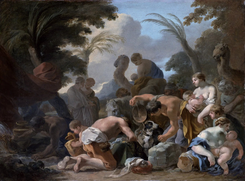 Laban fouilla les affaires de Jacob - Sébastien Bourdon