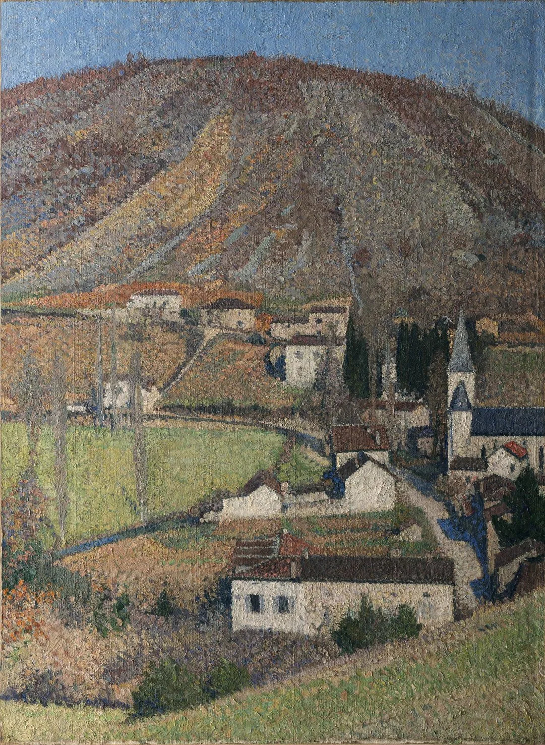 Labastide-du-Vert les collines - Henri-Jean Guillaume Martin image 1 tableau peint à l’huile sur toile