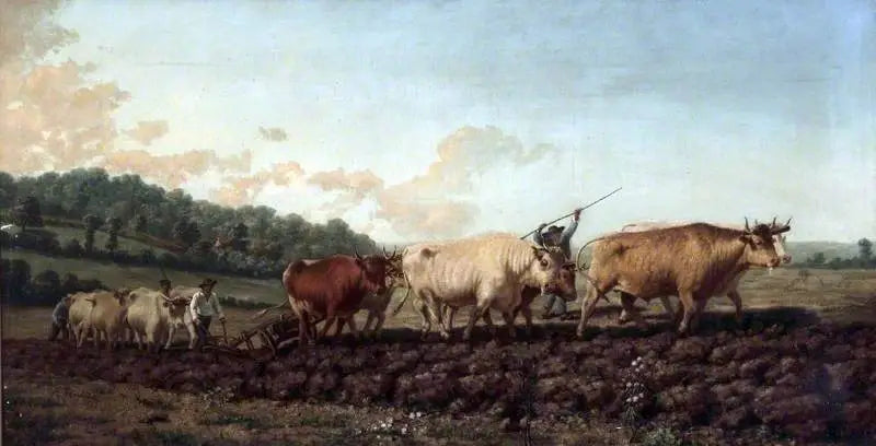 Labour dans le Nivernais - Rosa Bonheur image 1 copie de tableau peinte à la main