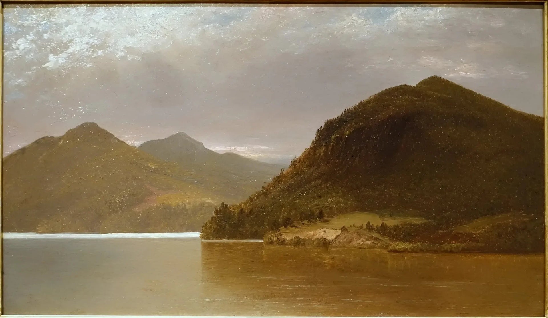 Lac George - John Frederick Kensett image 1 reproduction réalisée par Alpha Reproduction