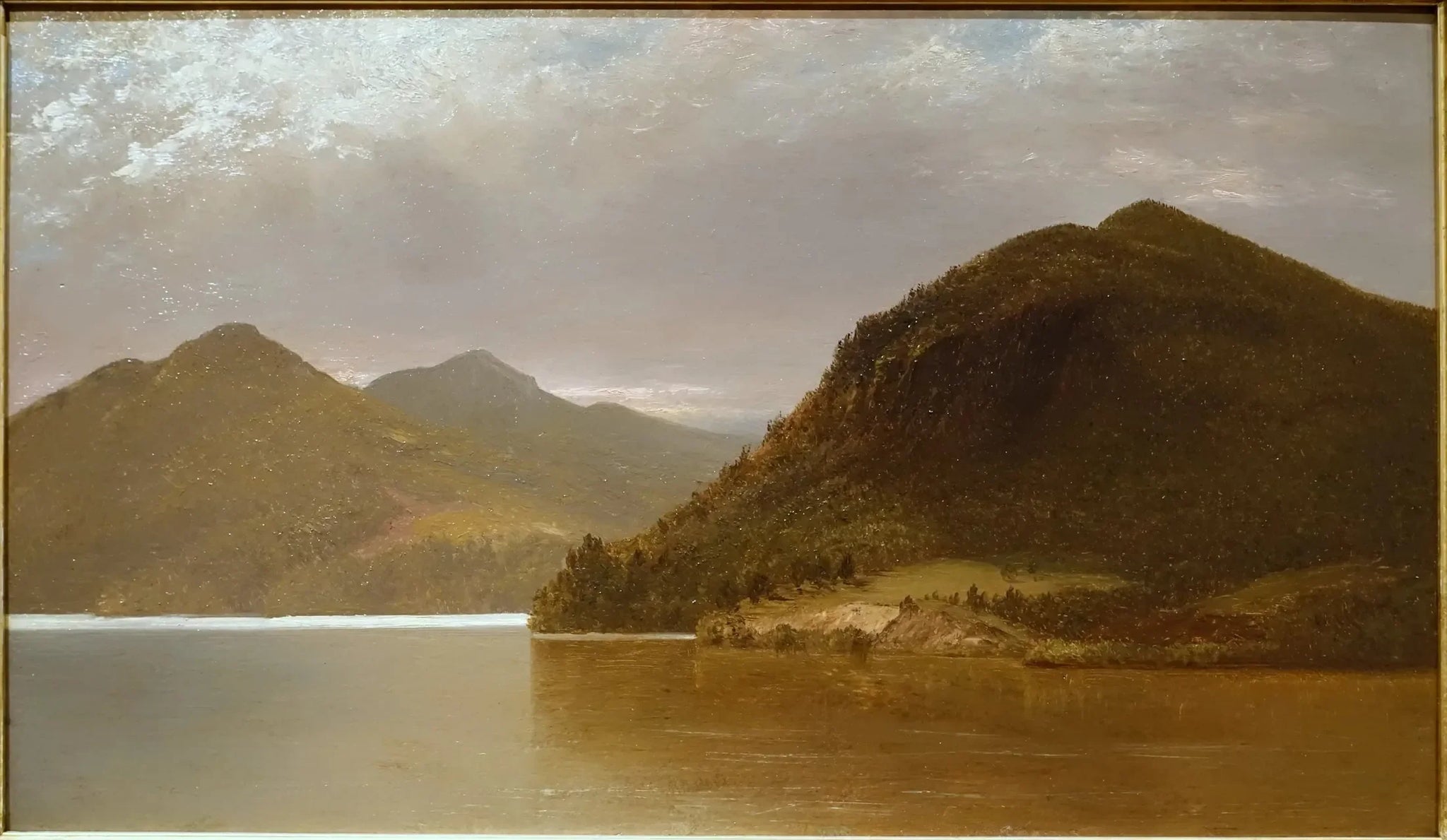 Lac George - John Frederick Kensett image 1 reproduction réalisée par Alpha Reproduction