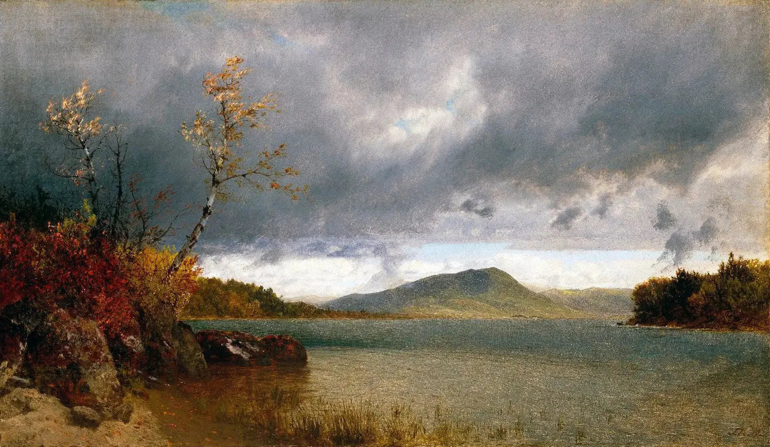 Lac George - John Frederick Kensett image 1 reproduction artisanale de tableau