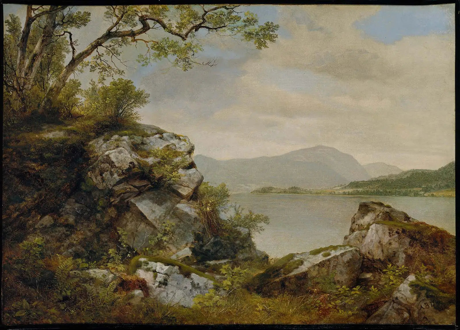 Lac George, New York - Asher Brown Durand image 1 reproduction artisanale de tableau