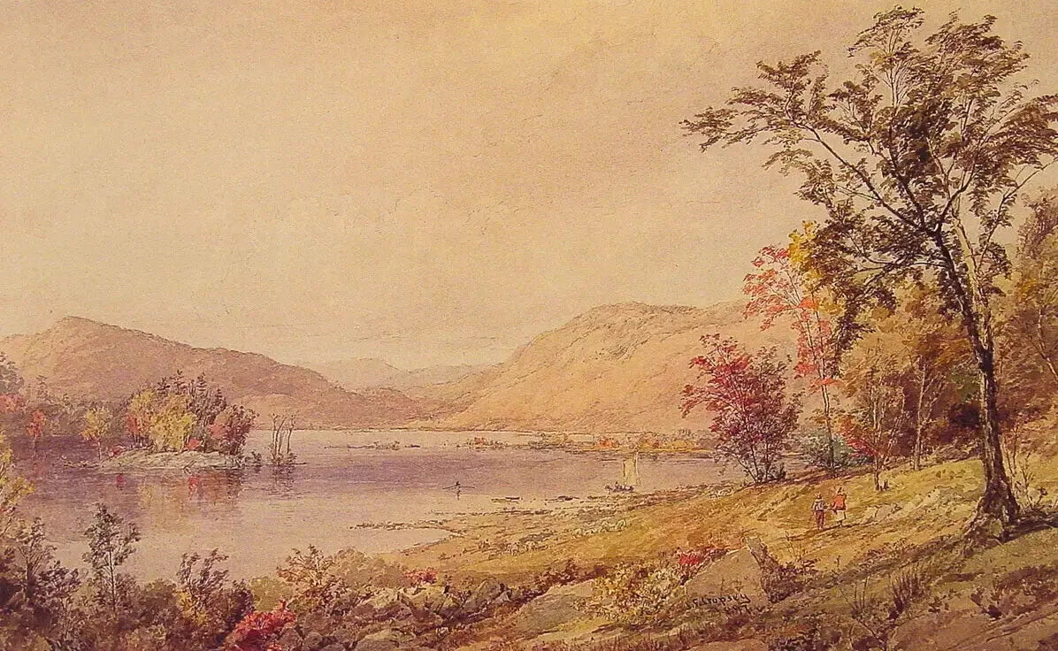 Lac Greenwood, New Jersey - Jasper Francis Cropsey image 1 reproduction réalisée par Alpha Reproduction
