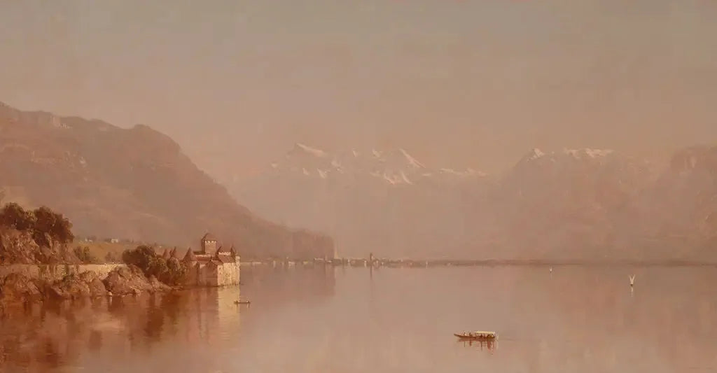 lac Léman - Sanford Robinson Gifford image 1 reproduction artisanale de tableau