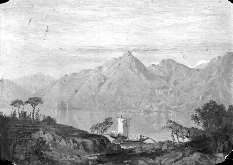 Lac Majeur - William Trost Richards image 1 copie de tableau peinte à la main
