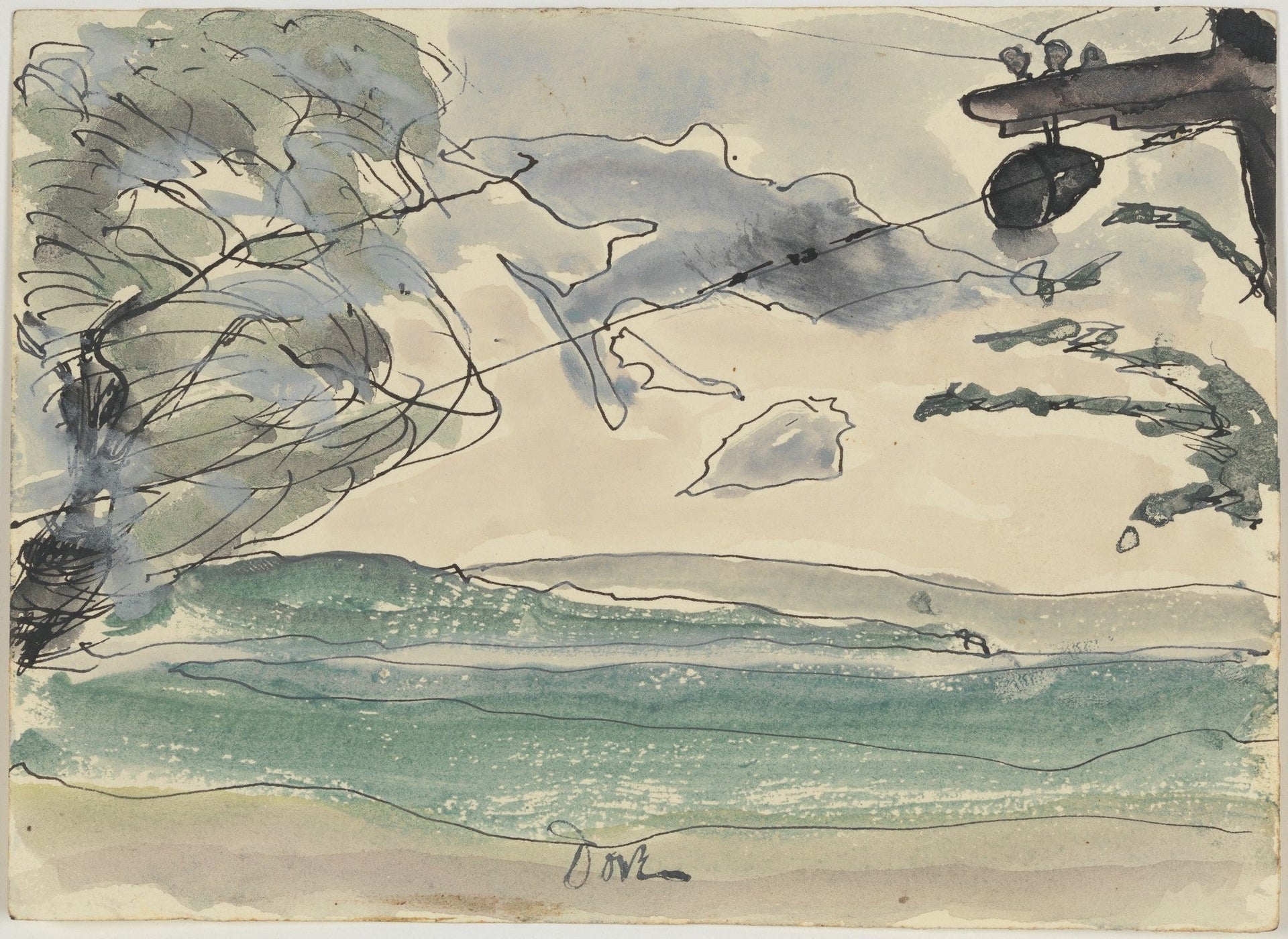 Lac Seneca - Arthur Dove image 1 tableau peint à l’huile sur toile
