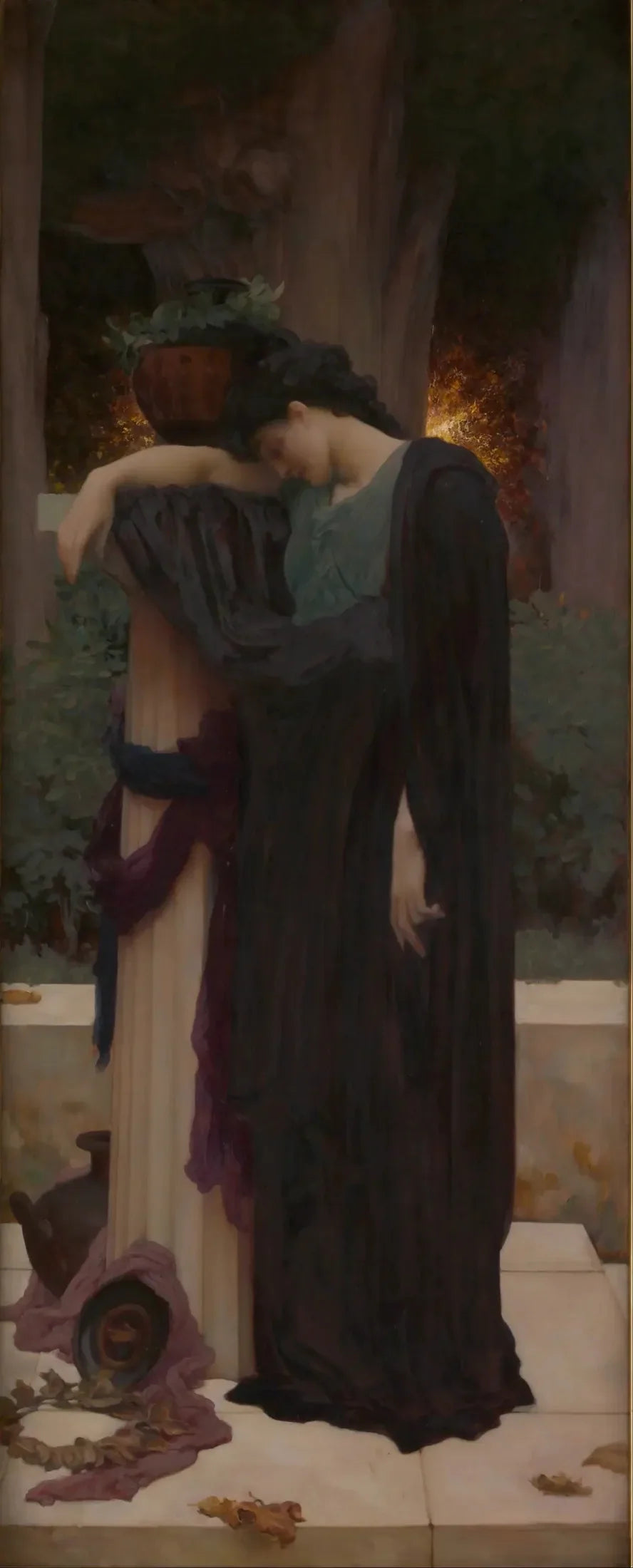 Lacrymae - Frederic Leighton image 1 reproduction artisanale de tableau
