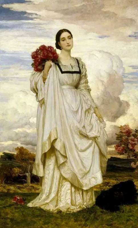 Lady Adelaide Chetwynd-Talbot, comtesse Brownlow (1844-1917) - Frederic Leighton image 1 reproduction artisanale de tableau