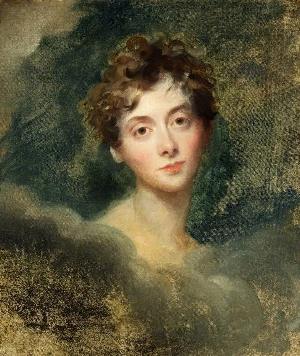 Lady Caroline Lamb (décédée en 1828) - Thomas Lawrence image 1 reproduction artisanale de tableau