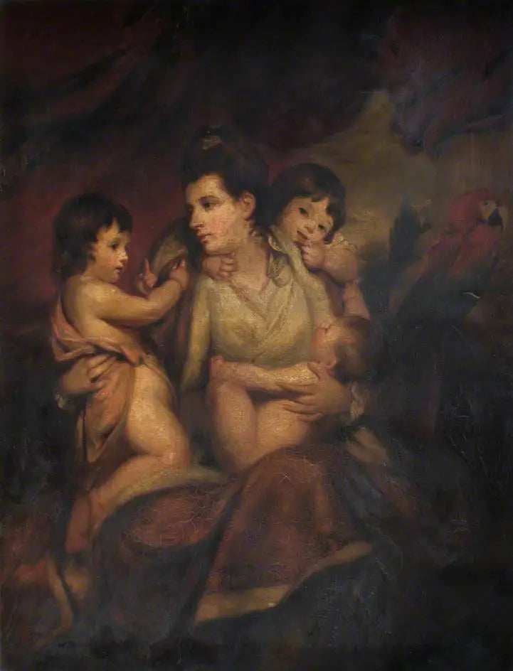 Lady Cockburn et ses enfants - Joshua Reynolds image 1 tableau peint à l’huile sur toile