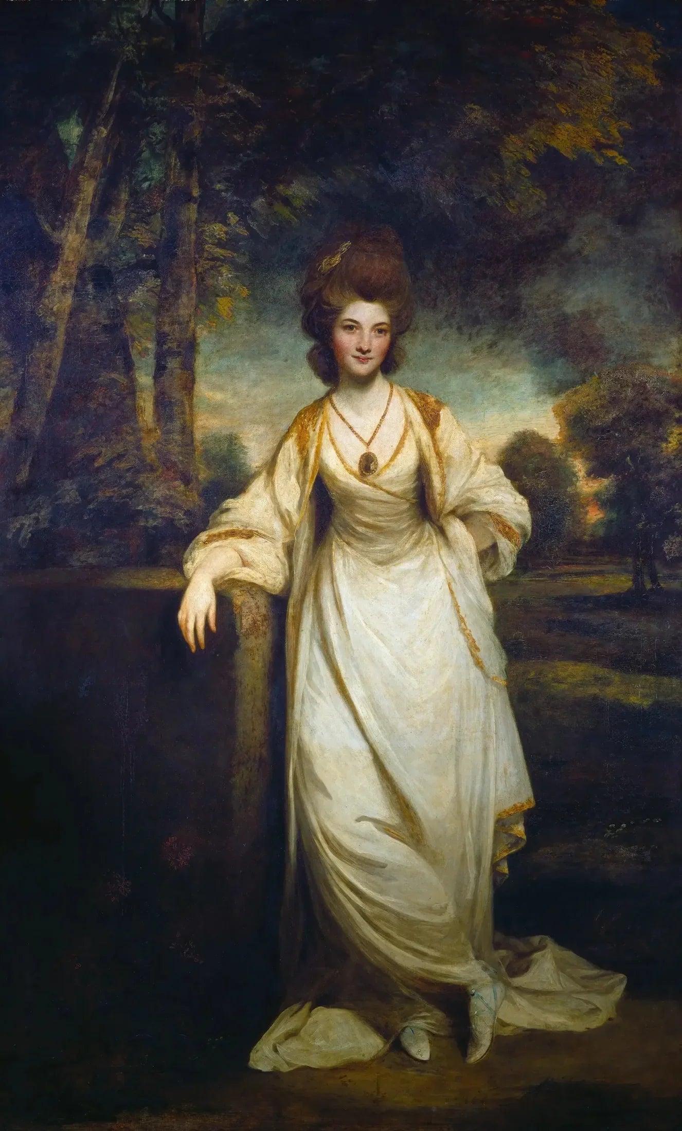 Lady Elizabeth Compton - Joshua Reynolds image 1 reproduction artisanale de tableau