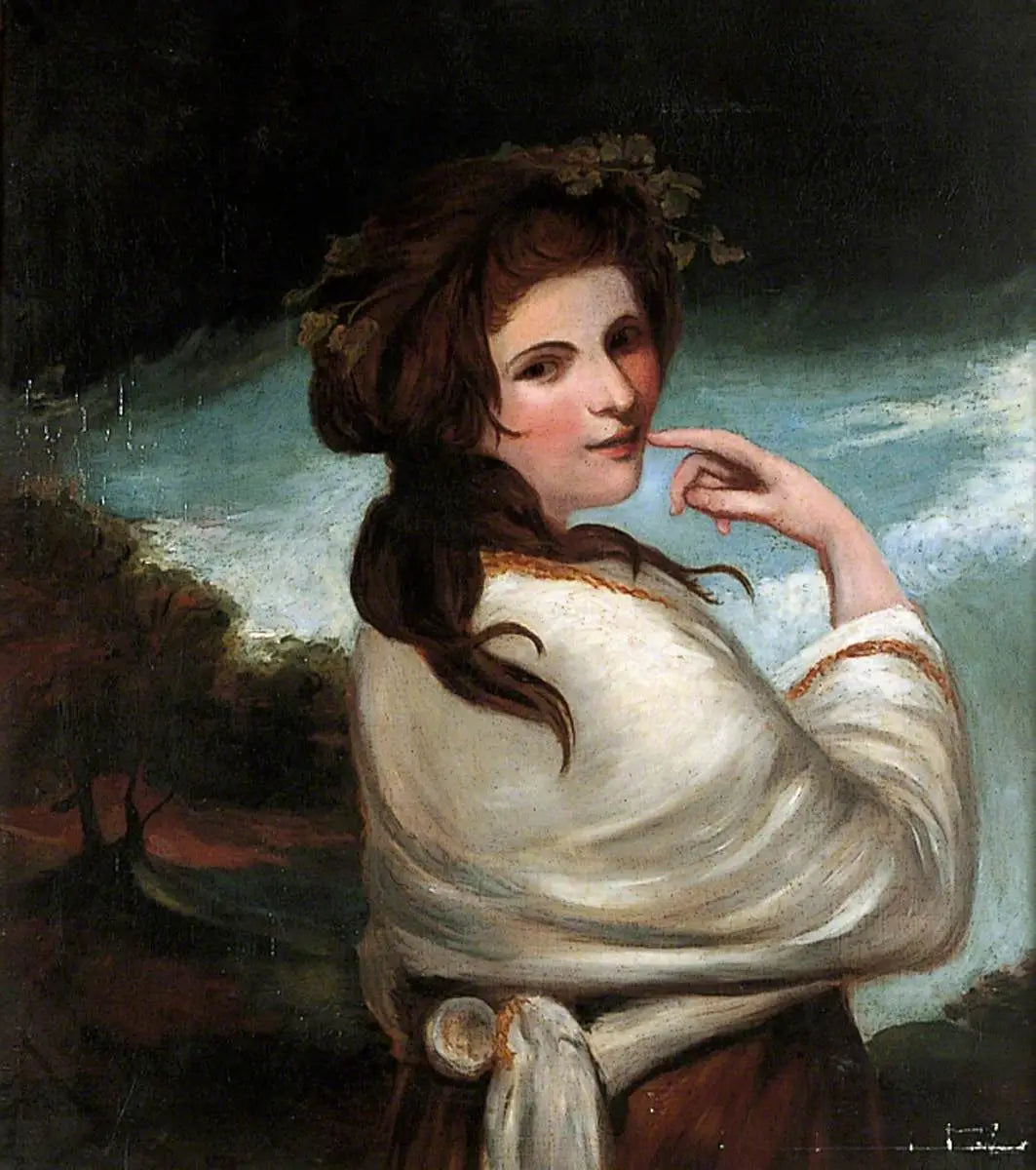 Lady Hamilton en bacchante - Joshua Reynolds image 1 reproduction réalisée par Alpha Reproduction