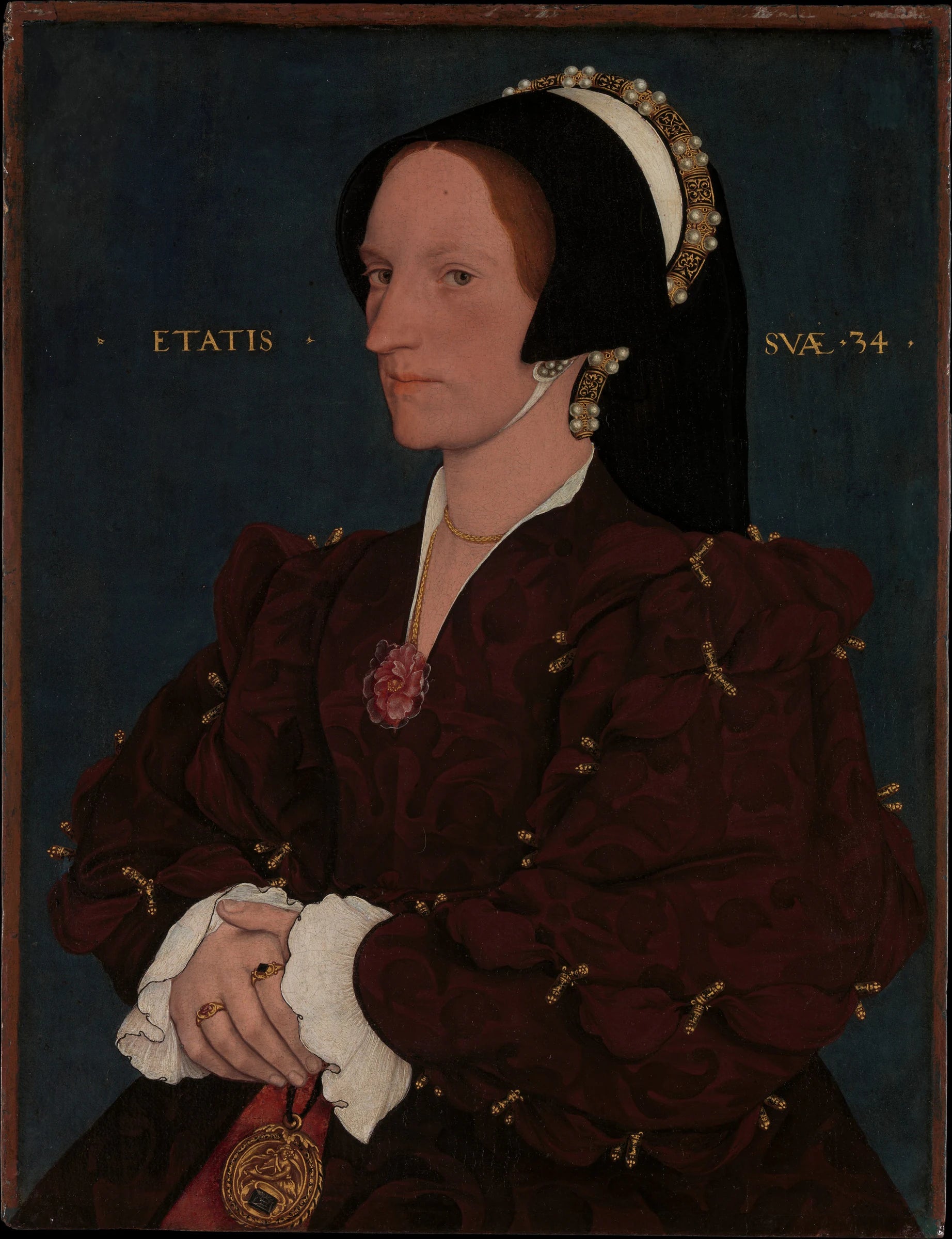 Lady Lee (Margaret Wyatt, née vers 1509) - Hans Holbein the Younger