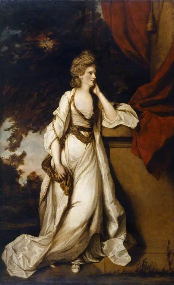 Lady Louisa Manners - Joshua Reynolds image 1 copie de tableau peinte à la main