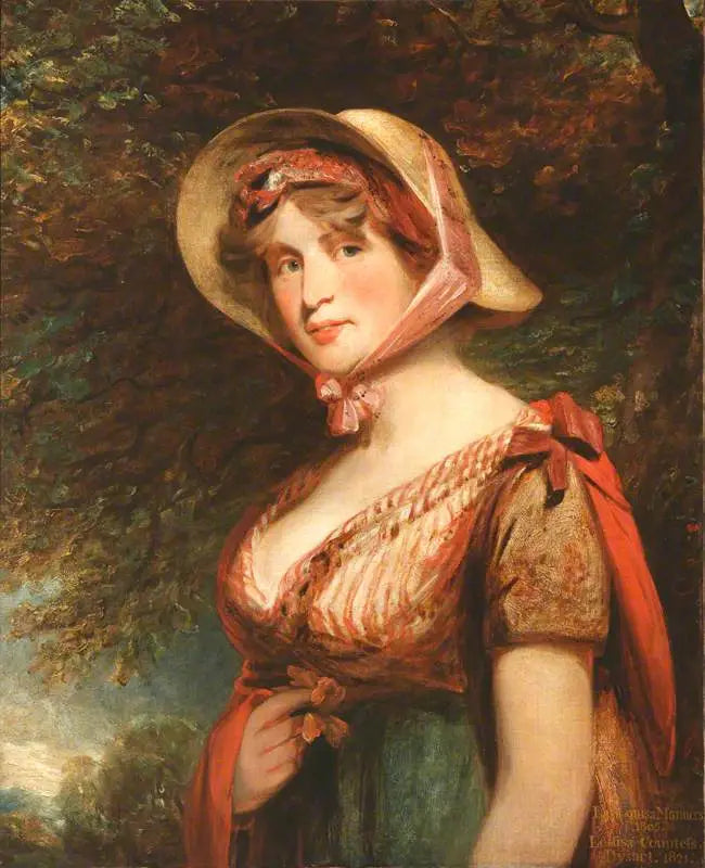 Lady Louisa Tollemache, comtesse de Dysart (1745-1840) (d'après John Hoppner) - John Constable image 1 copie peinte à la main à l’huile